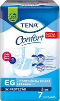 Fralda descartavel biofral tena confort plus eg c/ 7 unid