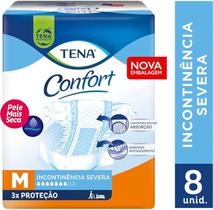 Fralda descartavel biofral tena confort plus m c/8 unid - ESSITY