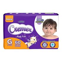 Fralda Descartável Cremer Infantil Bebê Magic Care Tamanho G(7 a 11kg) 60UN