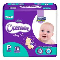 Fralda Descartável Cremer Jumbinho Tamanho P Pact. com 18 Fraldas