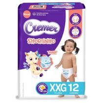 Fralda Descartável Cremer Jumbo Tamanho XXG Pact. com 12 Fraldas