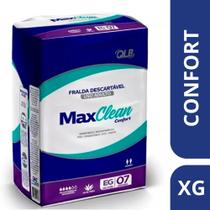 Fralda Descartável de Uso Adulto Confort XG 7 Un - Max Clean