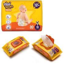 Fralda Descartavel Extra Absorção 12 horas e 1 Lenço de Brinde Fralda Descartavel Extra Absorção 12 horas e 1 Lenço de Brinde