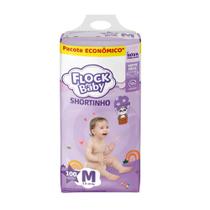 Fralda Descartável Flock Baby Shortinho M 100 Unidades Fralda Descartável Flock Baby Shortinho M 100 Unidades