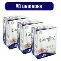 Fralda Descartável Geriátrica Adulto Confort Master G Com 90 Unidades - 3 Pacotes com 30 Tiras