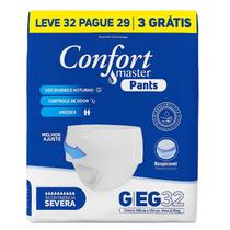 Fralda Descartavel Geriatrica Adulto Confort Master Pants G EG 32 UN Incontinência Severa