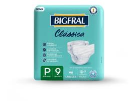 Fralda Descartável Geriátrica Bigfral Clássica P C/09 Un