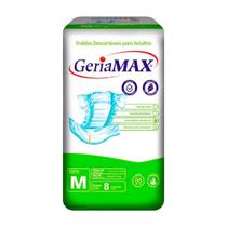Fralda Descartável Geriátrica Geriamax M - 8 Unidades Fralda Descartável Geriátrica Geriamax M - 8 Unidades