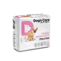 Fralda Descartável Higiênica p/ Cães Fêmea Dogs Care G 6 un