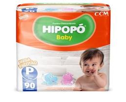 Fralda descartavel hipopo baby mega p c/90unid