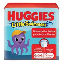 Fralda Descartável Huggies Little Swimmers Praia e Piscina Tamanho G/XG com 10 unidades Fralda Descartável Huggies Little Swimmers Praia e Piscina Tamanho G/XG com 10 unidades