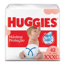Fralda Descartável Huggies Máxima Proteção XXXG 18 a 25kg 42 Unidades Fralda Descartável Huggies Máxima Proteção XXXG 18 a 25kg 42 Unidades