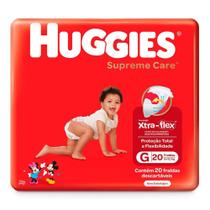 Fralda Descartável Huggies Turma Da Mônica Supreme Care Jumbo Tam. G 180 Tiras