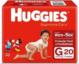 Fralda Descartavel Huggies Vermelha - G 20 unidades