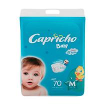 Fralda Descartável Infantil Capricho Baby M C/70