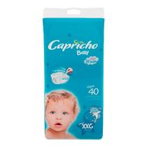 Fralda Descartável Infantil Capricho Baby XXG C/40