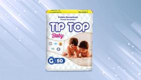 Fralda Descartável Infantil Criança Tip Top Pacote Hiper