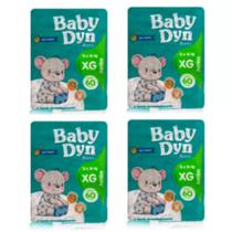 Fralda Descartável Infantil Diurna Noturna Baby Dyn XG - 4 Pacotes Fralda Descartável Infantil Diurna Noturna Baby Dyn XG - 4 Pacotes