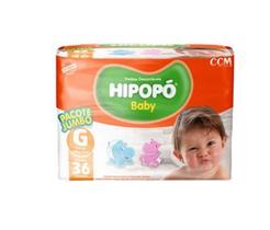 Fralda Descartável Infantil HIPOPO JUMBO Tamanho G Com 36 Unidades