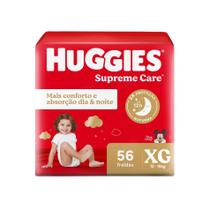 Fralda Descartável Infantil Huggies Supreme Care Hiper Dia E Noite Fralda Descartável Infantil Huggies Supreme Care Hiper Dia E Noite