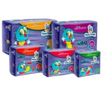 Fralda Descartavel Infantil Mamãe Coruja - M 80 unidades