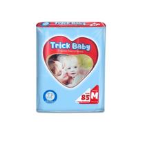 Fralda Descartável Infantil Pacotão Trick Baby M 85 Un. Fralda Descartável Infantil Pacotão Trick Baby M 85 Un.
