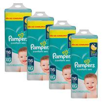 Fralda Descartável Infantil Pampers Confort Sec XG 464 Unidades