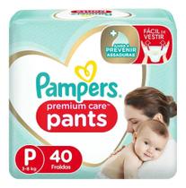 Fralda Descartável Infantil Pants Pampers Premium Care P Pac