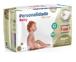 Fralda Descartável Infantil Personalidade Baby Total Care XXG Fralda Descartável Infantil Personalidade Baby Total Care XXG