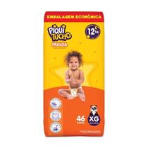 Fralda Descartável Infantil Piquitucho Hiper XG com 46 Unidades para Bebês