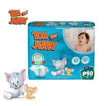 Fralda Descartável Infantil Tom e Jerry Hiper 1 Pacote Tamanho P Com 90 Unidades - TOM & JERRY - CCM