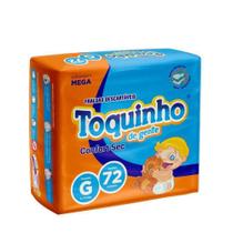 Fralda Descartável Infantil Toquinho Confort Sec Mega G C/72