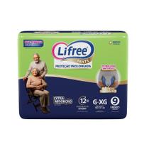 Fralda Descartável Lifree para Adulto Calça Extra Absorção Regular