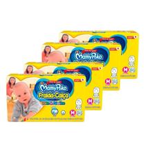 Fralda Descartável MamyPoko Calça Dia & Noite Tamanho M - 4 Pacotes com 34 Fraldas - Total 136 Tiras