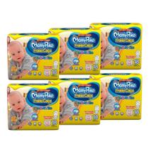 Fralda Descartável MamyPoko Calça Dia & Noite Tamanho M - 6 Pacotes com 18 Fraldas - Total 108 Tiras
