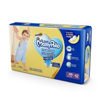 Fralda Descartável MamyPoko Calça Dia & Noite Tamanho XG - 4 Pacotes com 42 Fraldas - Total 168 Tiras