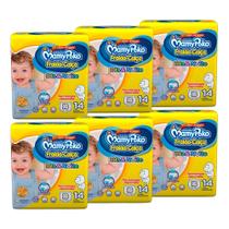 Fralda Descartável MamyPoko Calça Dia & Noite Tamanho XG - 6 Pacotes com 14 Fraldas - Total 84 Tiras