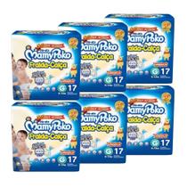 Fralda Descartável MamyPoko Calça Regular Tamanho G - 6 Pacotes com 17 Fraldas - Total 102 Tiras