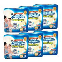 Fralda Descartável MamyPoko Calça Regular Tamanho XXG - 6 Pacotes com 13 Fraldas - Total 78 Tiras