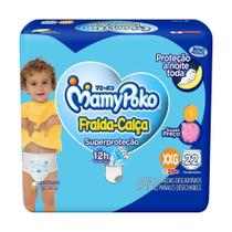 Fralda Descartável MamyPoko Calça Super Proteção Jumbo Tamanho XXG - 4 Pacotes om 22 Fraldas - Total 88 Tiras Fralda Descartável MamyPoko Calça Super Proteção Jumbo Tamanho XXG - 4 Pacotes om 22 Fraldas - Total 88 Tiras