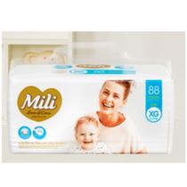 Fralda Descartável Mili Giga Love & Care Premium Tam: XG - 88 fraldas