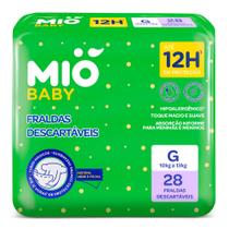 Fralda Descartável Mió Baby Tamanho G com 28 Unidades
