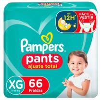 Fralda Descartável Pampers Ajuste Total Top XG 66 Unidades