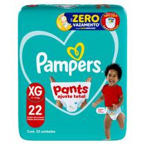 Fralda Descartável Pampers Pants Ajuste Total XG 22 Unidades