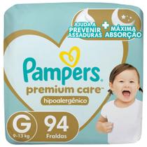 Fralda Descartável Pampers Premium Care Max G 94 Unidades Fralda Descartável Pampers Premium Care Max G 94 Unidades