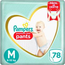 Fralda Descartável Pampers Premium Care Pants M 78 Unidades