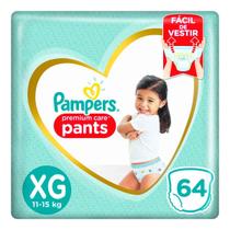 Fralda Descartável Pampers Premium Care Pants XG 64 Unidades