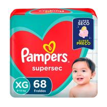 Fralda Descartável Pampers Supersec Jumbo 68 Unidades XG