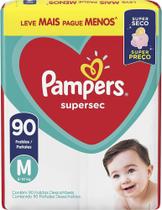Fralda Descartável Pampers SuperSec Pacote Hiper Econômico