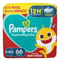 Fralda Descartável Pampers Supersequinha Tamanho Xxg 66 Unid Extra Extra Grande Sem Gênero Fralda Descartável Pampers Supersequinha Tamanho Xxg 66 Unid Extra Extra Grande Sem Gênero